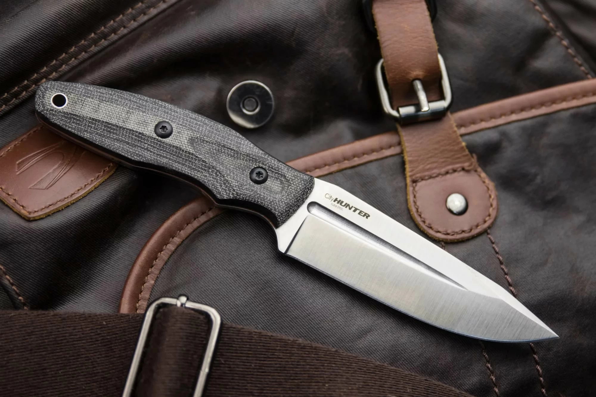 Нож Kizlyar Supreme CityHunter AUS-8 SW Black