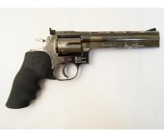Пневматический револьвер ASG Dan Wesson 715-6 (Dan Wesson 3, металл, тёмно-серый) пулевой 4.5