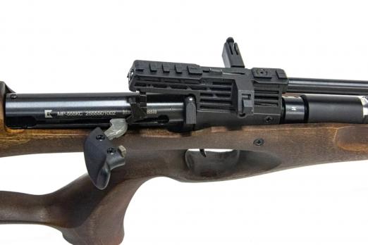 Пневматическая винтовка Baikal МР-555К-04 (5 мест, дерево, PCP) 4,5 мм