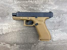 Пистолет пневматический Umarex Glock 19X (металл, подвижный затвор, песочный, CO₂) ВВ 4.5 мм | б/у