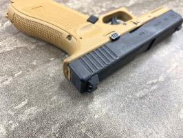 Пистолет пневматический Umarex Glock 19X (металл, подвижный затвор, песочный, CO₂) ВВ 4.5 мм | б/у