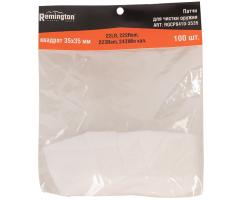 Патчи Remington кал. 22LR, 222Rem, 223Rem, 243Win 35 x 35 мм, 100 штук