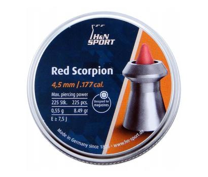 Пули H&N Red Scorpion 4,5 мм, 0,55 г (225 штук)