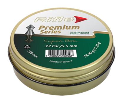 Пули Rifle Premium Series Pointed 5,5 мм, 1,29 г (250 штук)