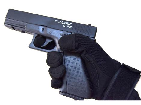 Пневматический пистолет Stalker S17G (3 Дж, Glock 17, неподвижный затвор, шарики ВВ, металл, CO₂) 4,5 мм