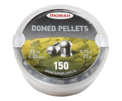 Пули Люман Domed Pellets 6,35 мм 1,75г 150 штук