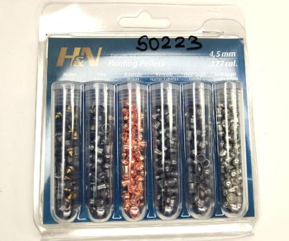 Пули H&N Hunting Sampler Set (набор) 4,5 мм, 215 штук