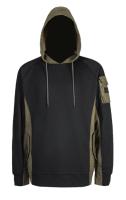Толстовка мужская Remington New Town Black/Beige (черный/тёмно-зеленый)